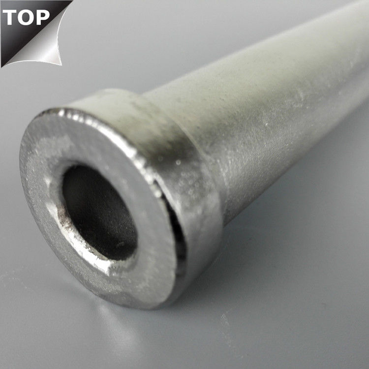 Good Tenacity Thermocouple Protective Thermowell Tube Silver And Grey Color