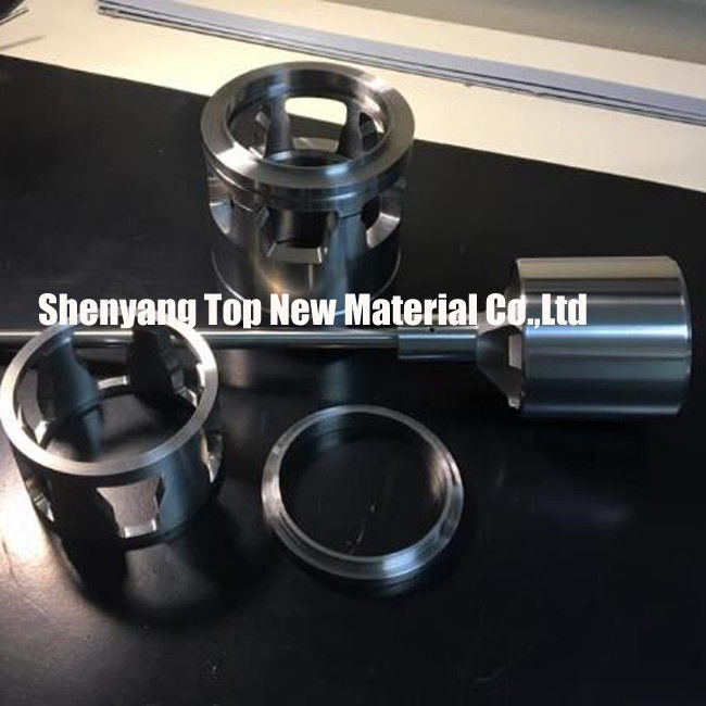 CNC Machining Fisher Control Valve Seat Parts Inserts Silver And Grey Color